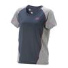Colantotte RESNO Short Sleeve Switching Gray and AJEJB69S Women's Shirt, Pink,