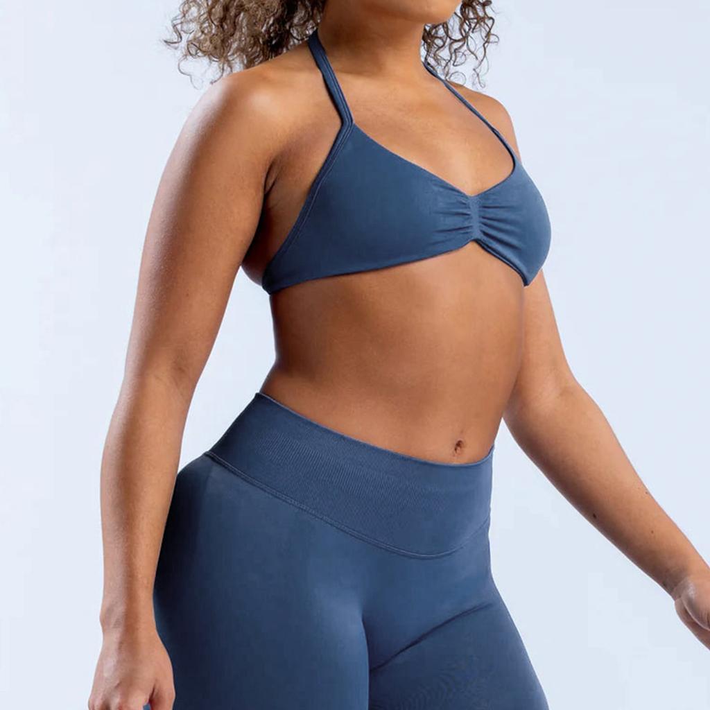 High Elasticity Seamless Yoga Halter Bra, Beautiful Back Sports Bra, Women'S Sports Bra, Women'S Sports Bra