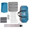 Family Tent for 12 Persons Blue and Gray 760 x 645 x 230 cm