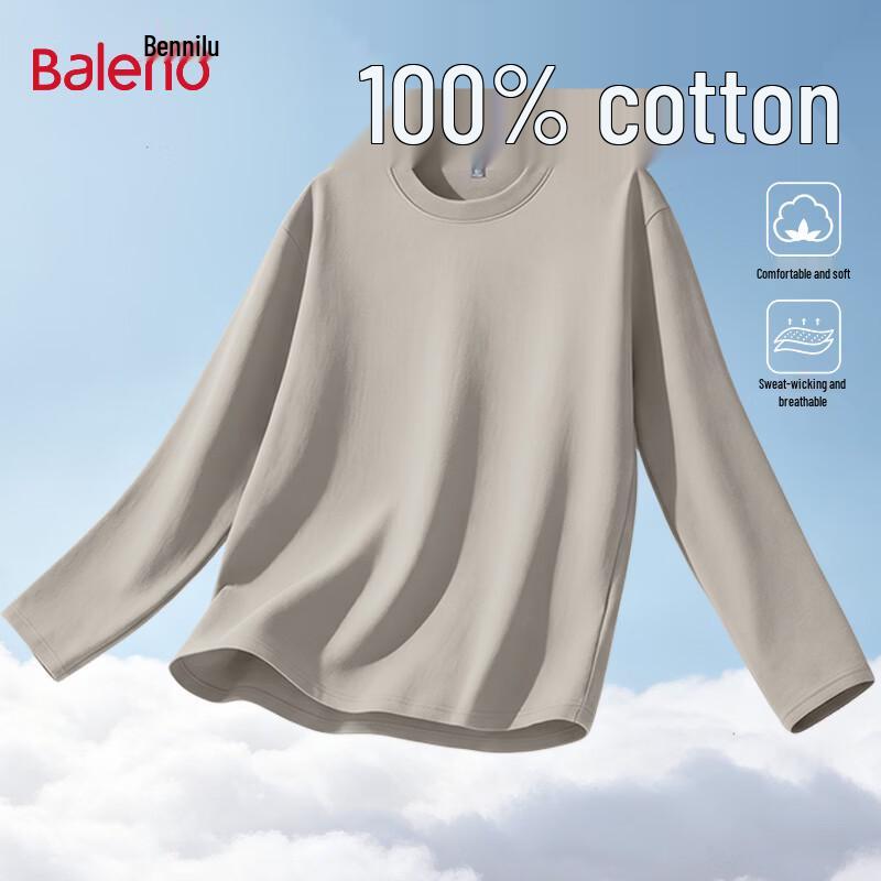 Baleno Men's Pure Cotton Long-Sleeve T-Shirt