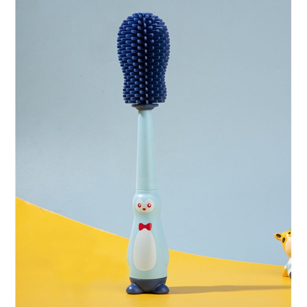Flexible Silicone Bottle Brush Silicone Bottle Cup Scrubber Durable Bottle Brush Set  Home