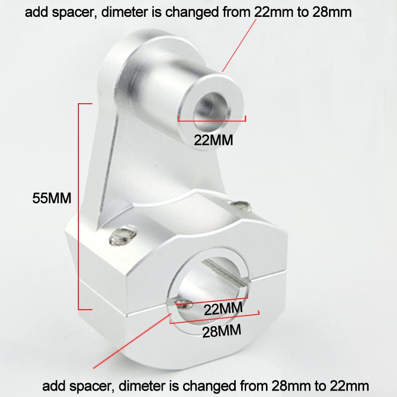 7/8" 22mm Handlebar Risers Fit For SUZUKI DRZ 400 DRZ 650 All Year Blue Motorcycle Accessories Handle Fat Bar Clamps