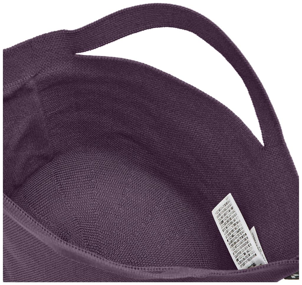 Free Hat Recycled Yarn Knitted Basket Tote Bag Baby Lou 0255 Violet [Rootote] Lightweight, Standing, Shape, Po-No
