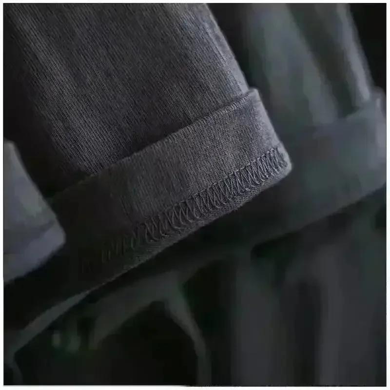 Funny Letter People Absolute Nightmare Would Not Recommend Summer Cotton Men's Tops Tee Print Oversized