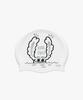 Daibeuintu Increased Swim Cap - Puppy Rabbit Swim Cap