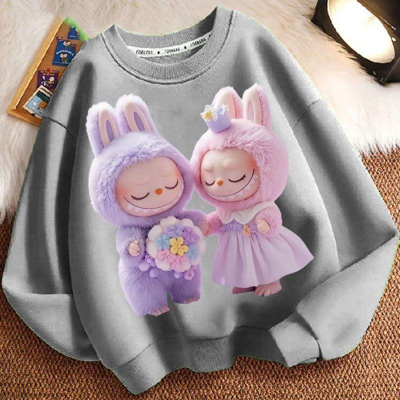 Children's Casual Hoodies, Fashionable Long-sleeved Loose Hoodies for Boys and Girls In Spring and Autumn