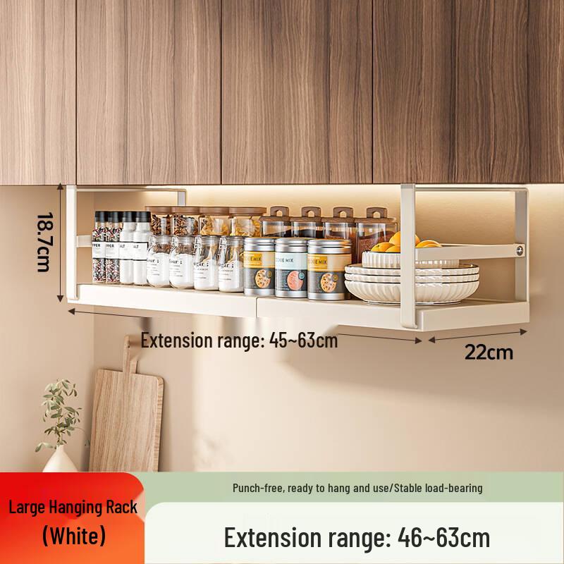 Multifunctional Kitchen Storage Rack for Paper, Film, and Utensils