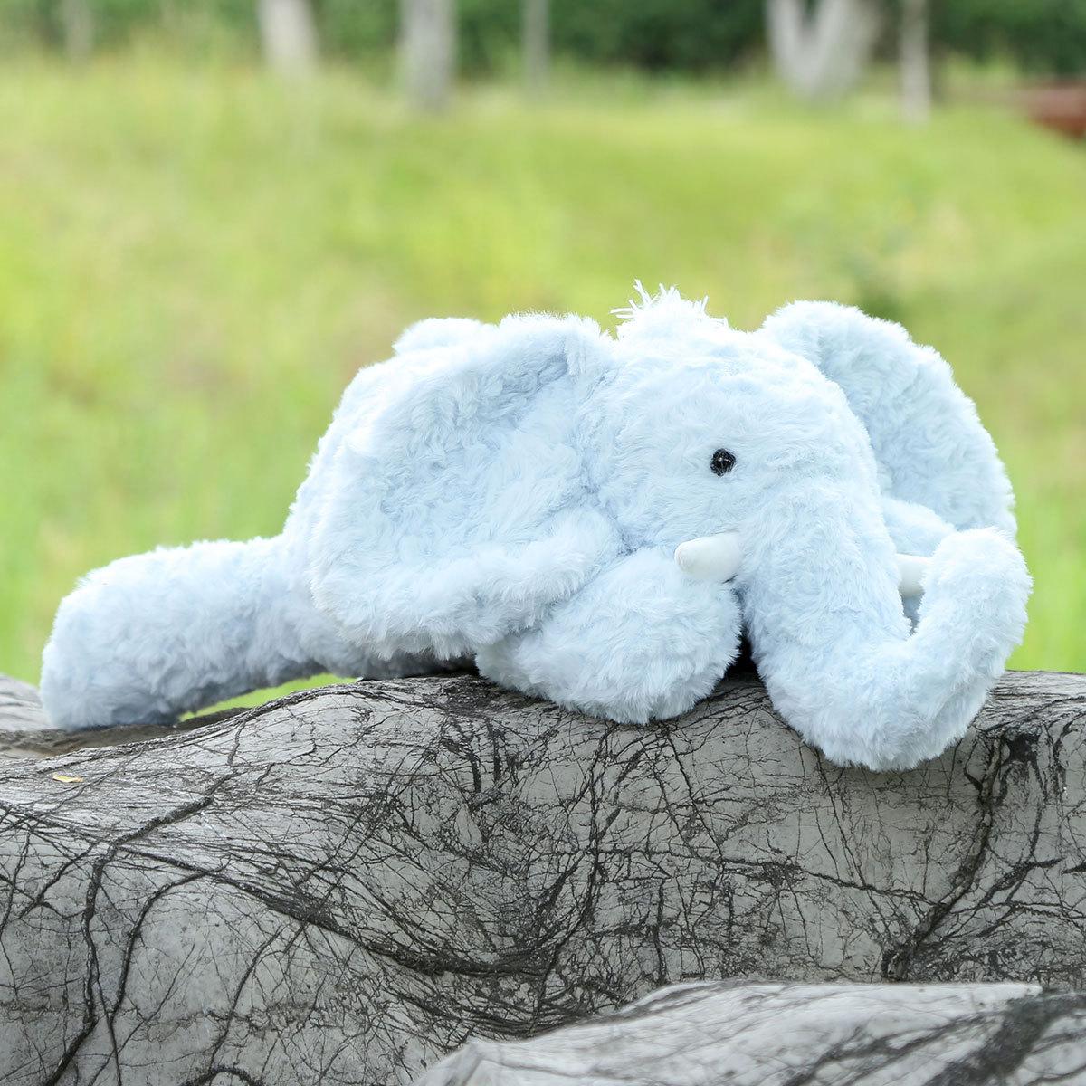 

Yellow Duck Blue Elephant Plush Toy Soft Duckling Doll Plush Toy Elephant Doll Sleeping Pillow about 40cm/132g