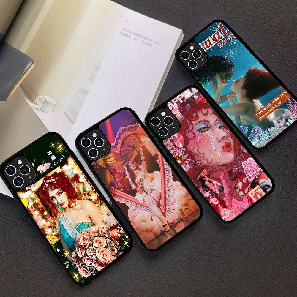Singer C-Chappell R-Roan Phone Case Wireless Charging PC+TPU For IPhone 11 12 13 14 15 16 17 Pro Max Plus Case