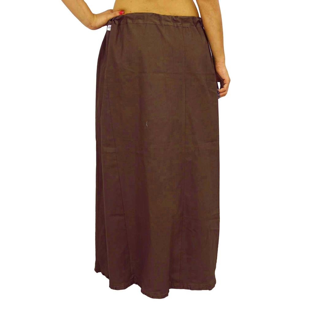 Saree Petticoat Underskirt Cotton Bollywood Indian Lining For Sari