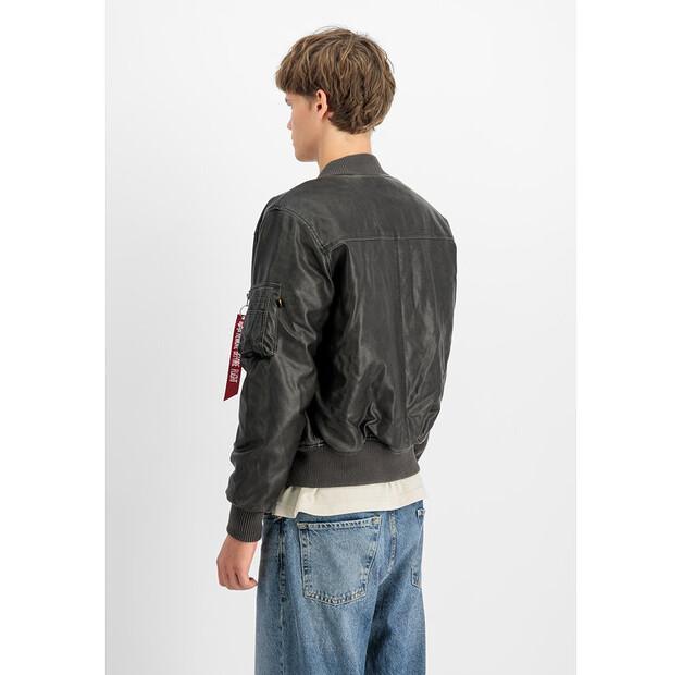 Alpha Industries MA-1 Faux Leather Bomber Jacket