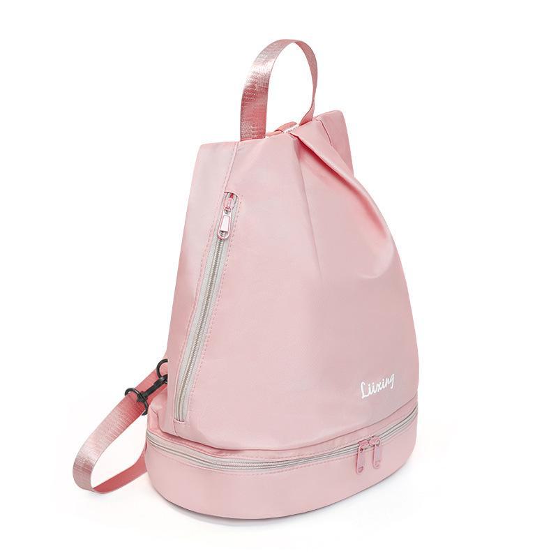 Waterproof Wet/Dry Separation Swim Bag with Shoe Compartment, Lightweight Shoulder Bag for Fitness, Yoga, or Outdoor Travel.