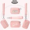 1Pc Lightweight adjustable messenger fanny pack with zip closure - Portable clips and wristbands for travel, running, dog walking, exercise - Unisex
