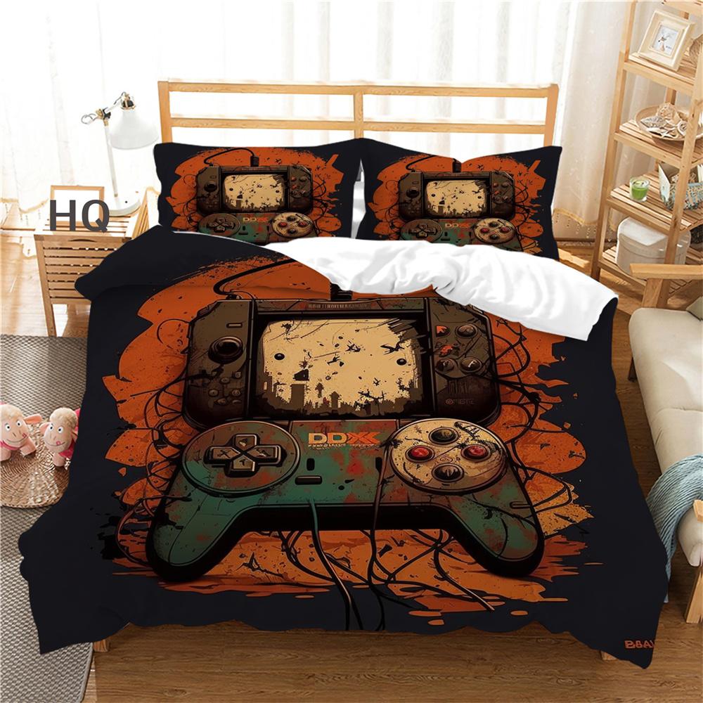 Trösterbezug-Set für Teenager, 3D-Spielekonsolen-Druck, Heimtextilien aus hochwertigem Polyester
