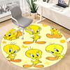 1pc Looney Tunes Tweety Bird Office Round Area Rug, Under Office Chairs Bedroom Living Room Home Decor a1022360