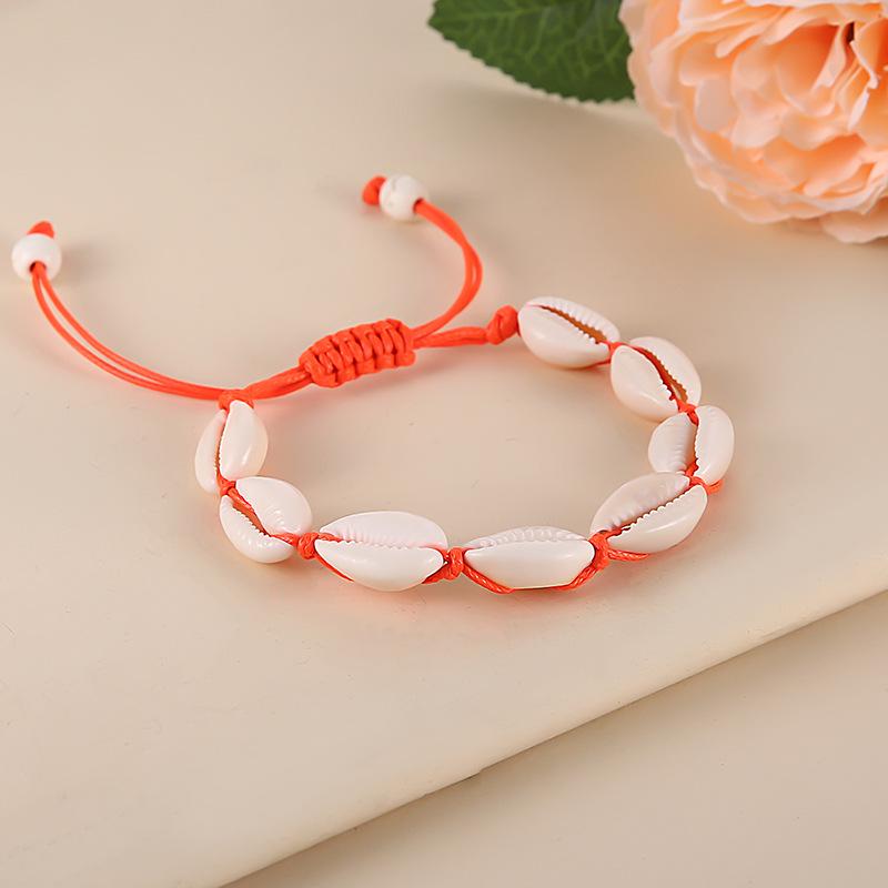 Cavigliera e Bracciale Regolabili in Stile Etnico Bohemien con Conchiglie - Accessori da Donna Cross-Border