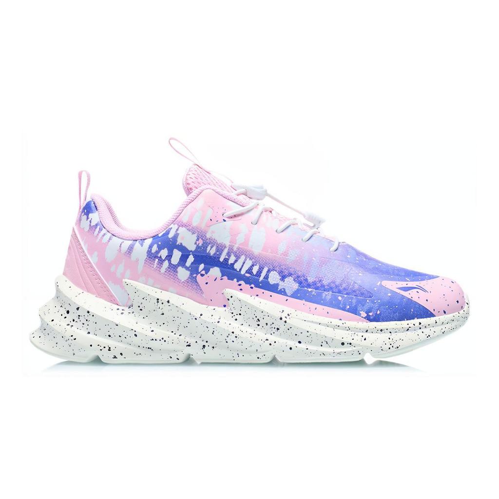 Li Ning Childrens Night Light Hero Comfortable Versatile Non-Slip Wear-Resistant Breathable Lightweight Low-Top Running Shoes YKCR134-12