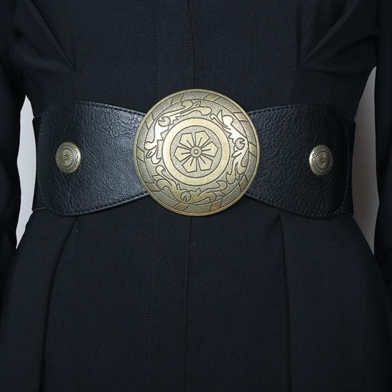 Erwachsener Elastischer Ösen-Design Taillengürtel Verstellbarer Übertriebener Persönlichkeits-Taillengürtel für Männer Jugendliche Mantel Jeans