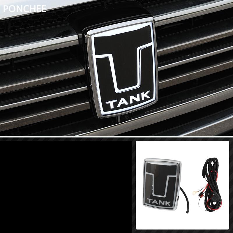 For Tank 500 2022-2026 Personalized Illuminated Car Logo LED Lights Illuminated Mesh Logo Automobile Modification Supplies