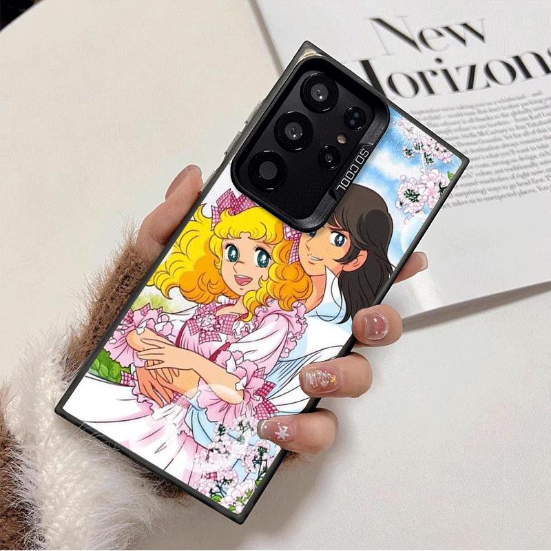 

Candy 90s Cartoon Shockproof Phone Case for Samsung Galaxy S26 Edge S25 Ultra S24 FE S23 Plus S21 Cover Anti Fall Fundas Samsung S21 Ultra