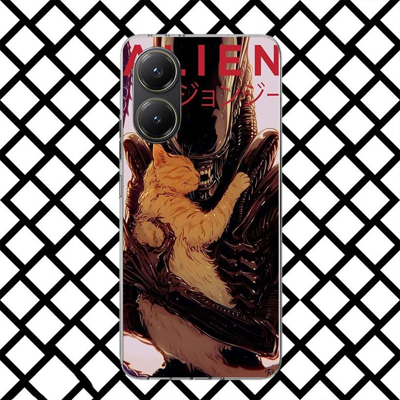 Cool A-Alien X-Xenomorph Phone Case for Xiaomi Poco F7 Ultra X7 X6 X5 Pro X4 Gt M8 M7 Redmi 15 15C 13 13C 12 12C Soft Cover Fund