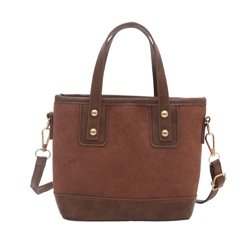 

Popular splicing portable small bag women s winter new fashion versatile shoulder messenger bag