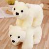 Cartoon White Throw Pillow 25cm Plush Doll Polar Bear Doll Plush Toys Polar Bear Plush Stuffed Toys