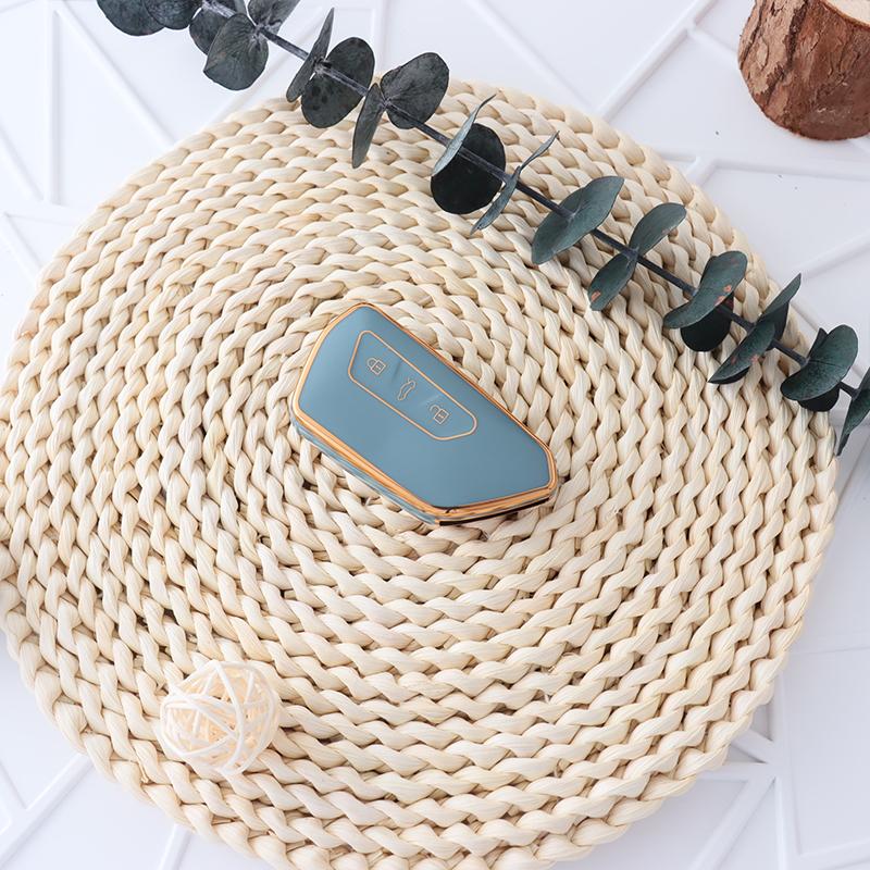 TPU Car Remote Key Case Cover for VW Volkswagen Golf 8 MK8 2020 for Skoda Octavia for Seat Keyless Protector Shell Accessories