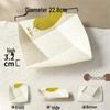 Melamine Rectangular Porcelain-Style Plate for Hot Pot & Side Dishes