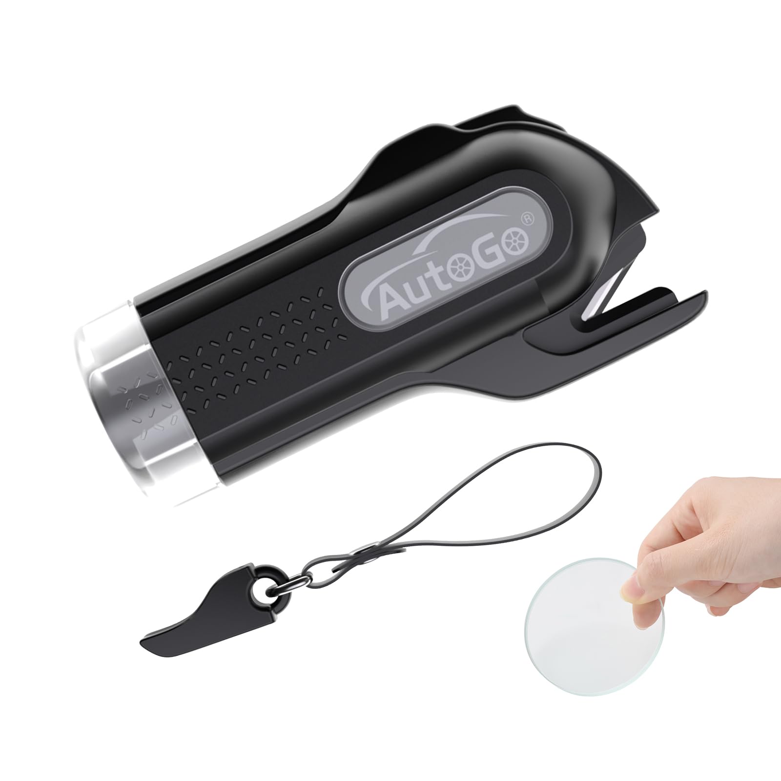 

Аварийный молоток для эвакуации LINECY, Спасательный молоток, Многофункциональный, Автомобильный, Стекло, Разбивание, Эвакуация за одну секунду, Подводный Type② чёрный