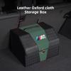Leather  Car Trunk Advanced Double Color Storage Box Valve Cap Accessories For BMW X1 X2 X3 X5 X4 X6 X7 iX3 F20 F10 F07 E70 E4