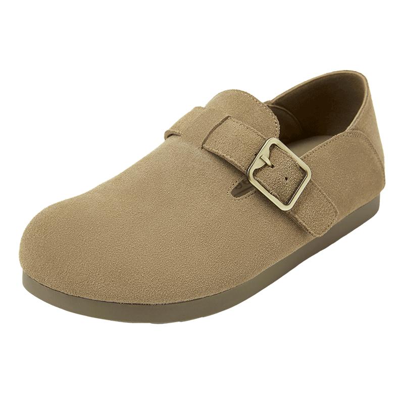 COMELY Women s Genuine Leather Soft-Sole Slip-On Flats 38
