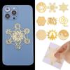 Pattern Art Crafts Metal Copper Sticker Energy Sticker for Making Mould Sacred Geometric Sticker