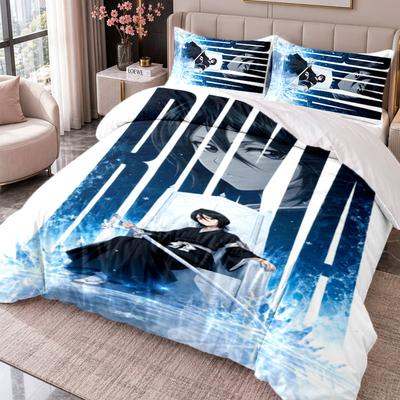 Bleach Anime 3Pcs Bedding Set Duvet Cover With Two Pillowcases For Bedroom Home Decoration