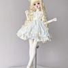 1/4 Doll's Clothes Suit for 45cm Bjd Doll Dress Up Toys Play House Headwear + Skirt + Skirt Support Doll Accessories, No Doll