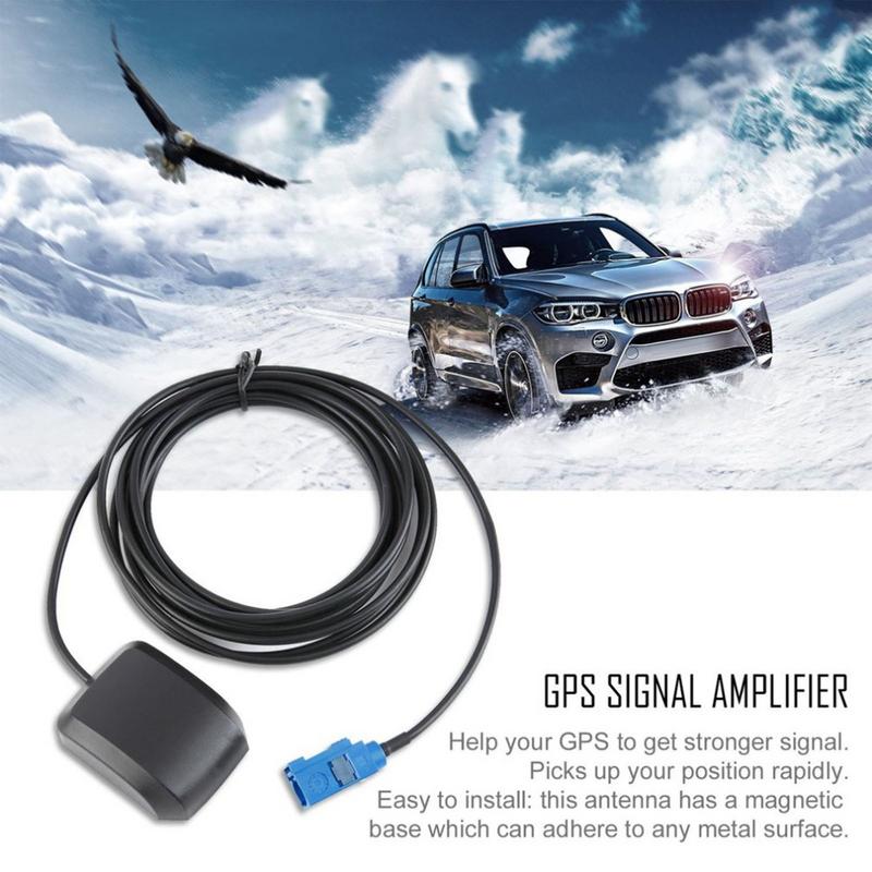 Antena GPS Activa Impermeable para Vehículo Módulo de Sistema de Navegación GPS Impermeable Rastreo en Tiempo Real Antena GPS con SMA FAKRA-CM