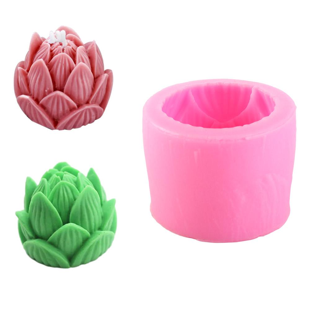 

3D Lotus Mold Candle Mold Lotus Mould Epoxy Resin Candle Making A