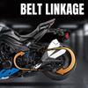 1:12 Kawasaki Z1000 Zx-6r Legierung Motorradmodell Diecast Spielzeugauto Vorderradlenkung Sound Licht Fahrzeug Kinder Weihnachtsgeschenke