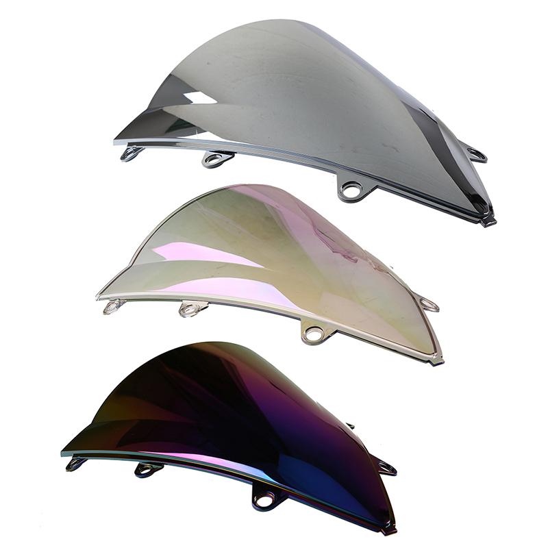 Motorcycle Windscreen Double Bubble ABS Windshield Irridium Color Chrome Fit for Honda CBR1000RR 2012-2016