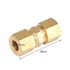 Automotive Brake Line Connector Copper Tube Double-ended Ferrule Joint Humidifier Without Flaring 4.75mm Brake Line Car