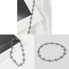 Titanium Steel Cross Bracelet For Couples Elegant Geometric Design Jewelry For Gift