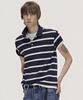 TAKEASY Pique Polo Half T-Shirt (Navy)