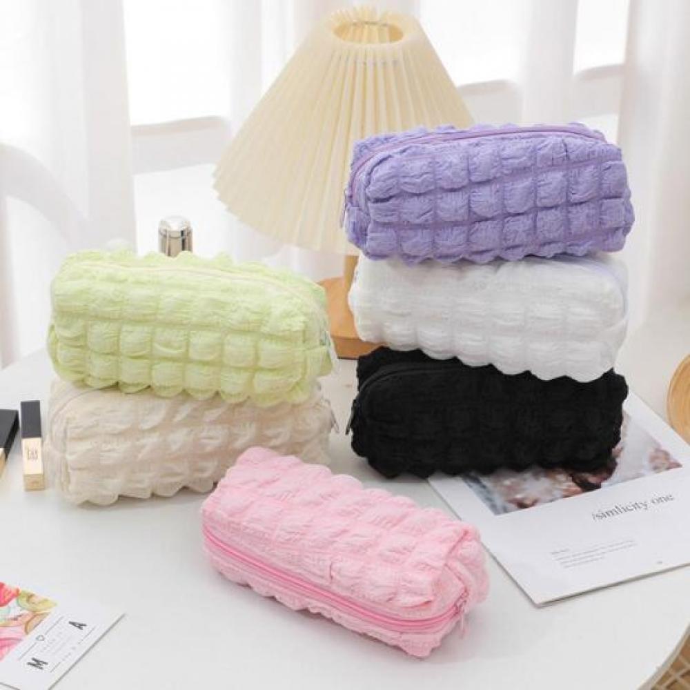 New Arrivals Open Run Quilted Cloud Clutch Pouch Square Zipper
