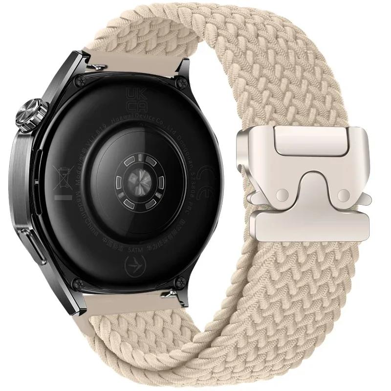 Braided Solo Loop Bracelet For Huawei Watch GT5/4/3Pro 46mm 4/3 Pro Huawei Ultimate Band For Amazfit Balance GTR 4/3/2 47mm