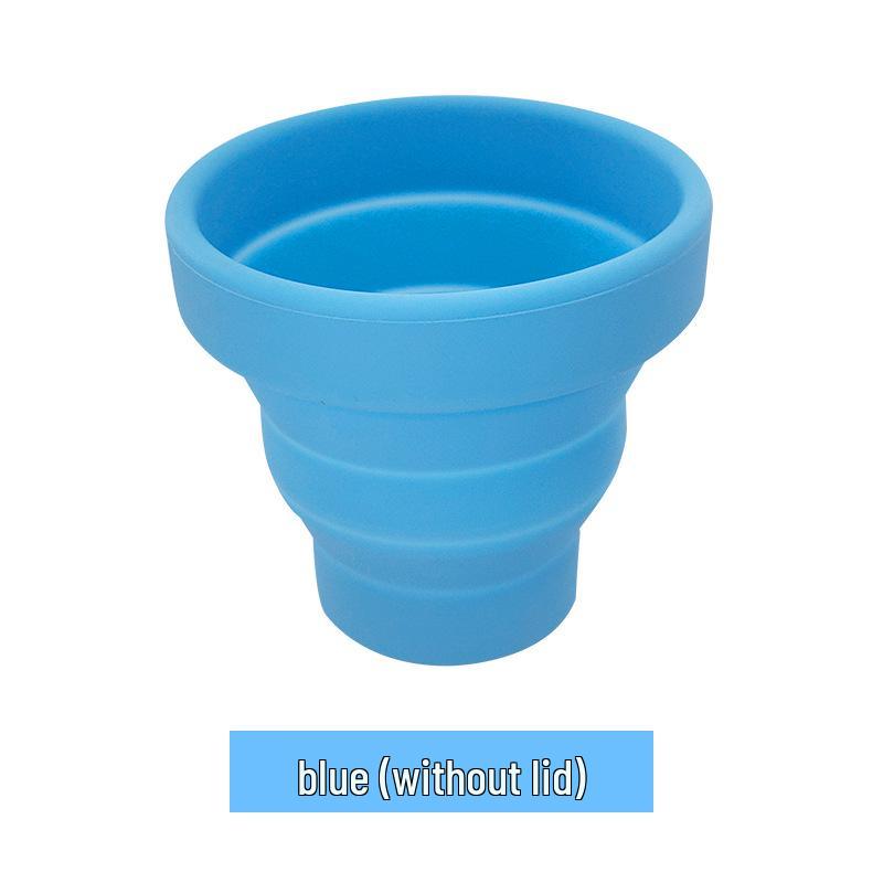 Silicone Foldable Travel Cup - Portable, Anti-Fall, Telescopic, Perfect for Outdoors & Holidays