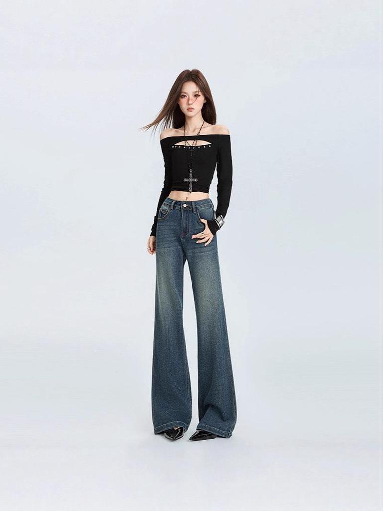 2025 Retro Summer Slimming Flared Women's Jeans