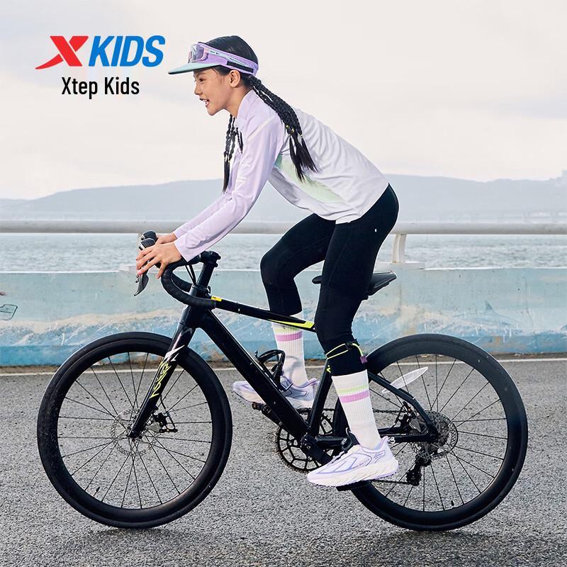 Xtep Youth Unisex Long-Sleeve Spliced Stand-Collar Sweatshirt