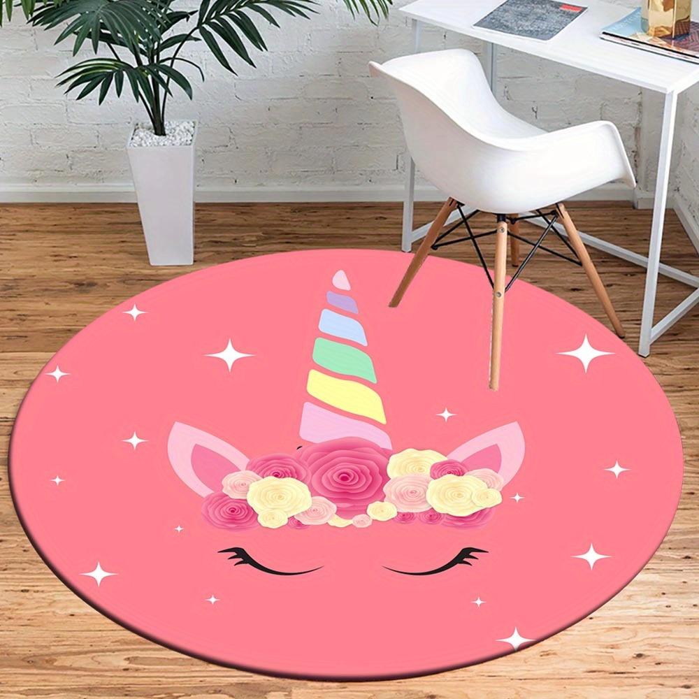 

1pc Retro 1381269329 Pattern Round Floor Mat, Non-slip for Living Room Bedroom Chair Carpets Home Decor Gifts, Home Decor Room Decor Outdoor 80cm by 80cm