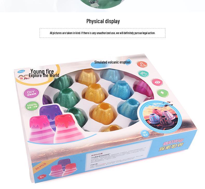 Educational Volcano Eruption Model Set for Kids