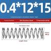 Spring Steel Pressure Return Spring Assortment 0.3/0.4mm Wire Dia 5-20mm Length for Hobbyist Craft Making Projects